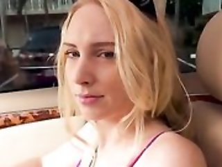 Easygoing blonde comprehensive lets Tyler fuck her for some cash