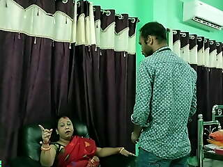 Elegant hot Bhabhi sex with young delivery boy! real hindi sex