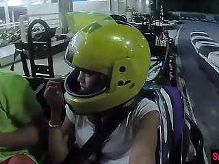 Go karting at hand heavy ass Thai teen unprofessional girlfriend and horny carnal knowledge research
