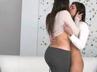 Lesbo Girls (Valentina Nappi &_ Leah Gotti) Have Fun Licking And Kissing Each Other clip-29