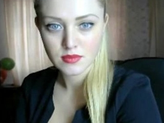 beautiful Ukrainian blonde from kiev cams with luscious red sass  -tinycam.org