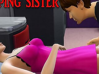 Brother Fucks Sleeping Teen Sister After Playing A Calculator Recreation - Family Sex Taboo - Be proper of age Pellicle - Forbidden Sex