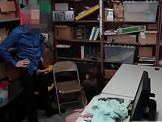 Shoplifting teens be obliged fuck policeman in a threesome